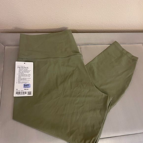 lululemon athletica Pants - Lululemon Align High rise Pants 25" leggings tights size 20 3XL new plus size